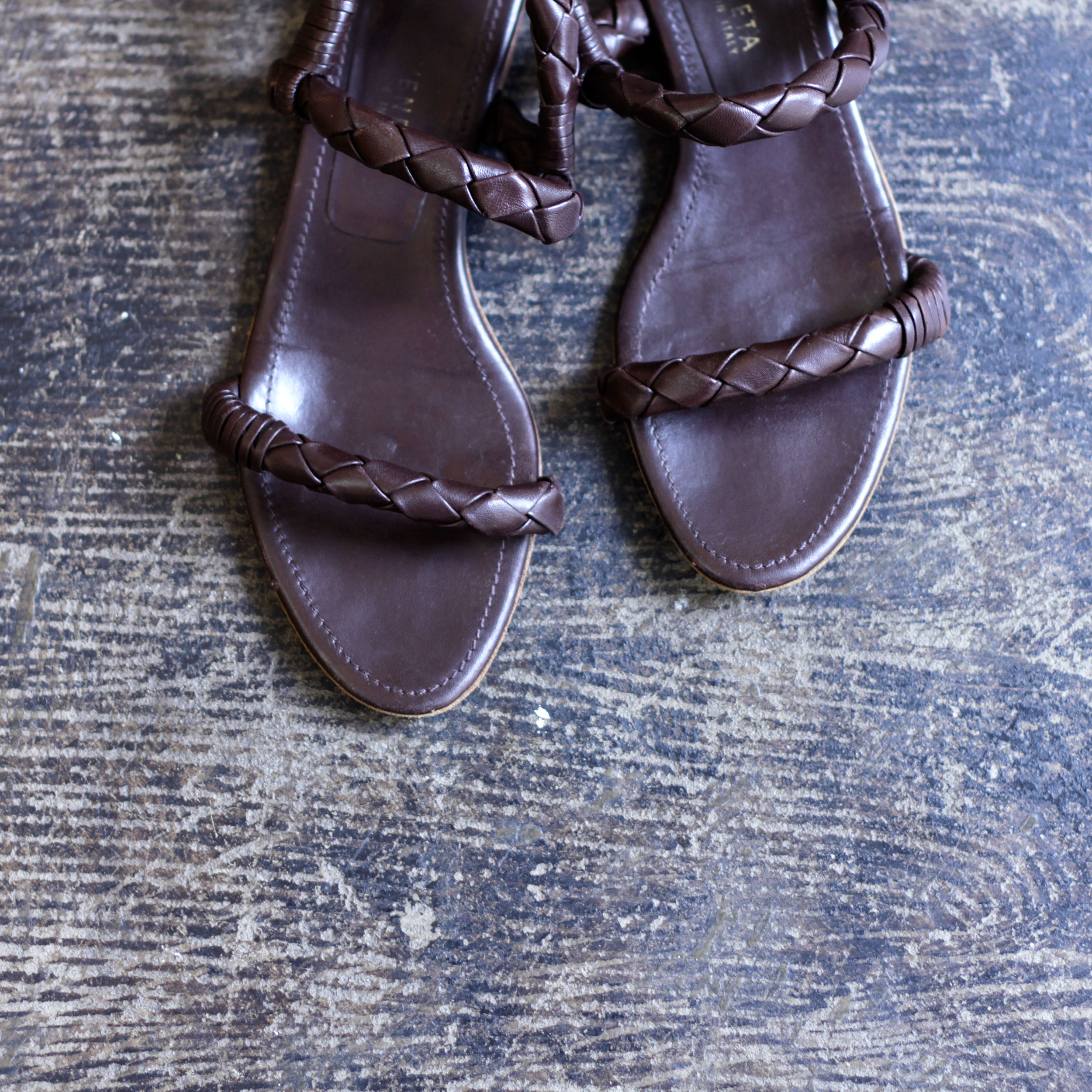 bottega veneta strap sandals