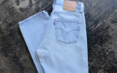 Levi’s Vintage 501 80′s Denim ‘Ice Blue’