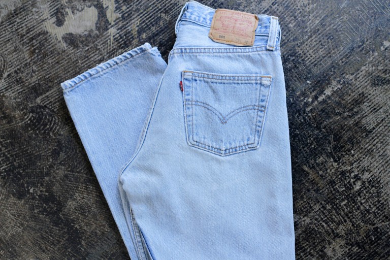 Levi’s Vintage 501 80′s Denim ‘Ice Blue’