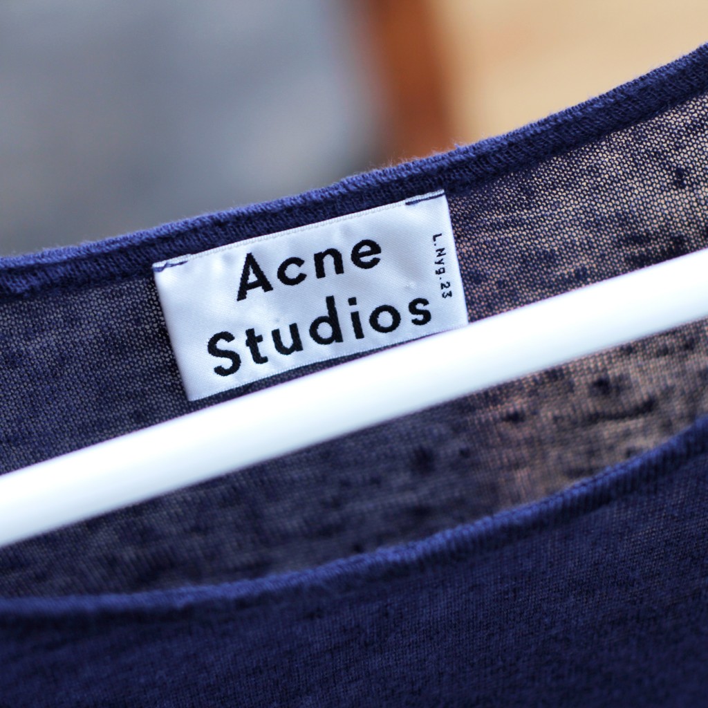 Acne Studios Relaxed Linen T-Shirt
