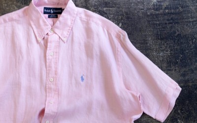 POLO Ralph Lauren 90’s S/S Linen Shirts “BLAKE”