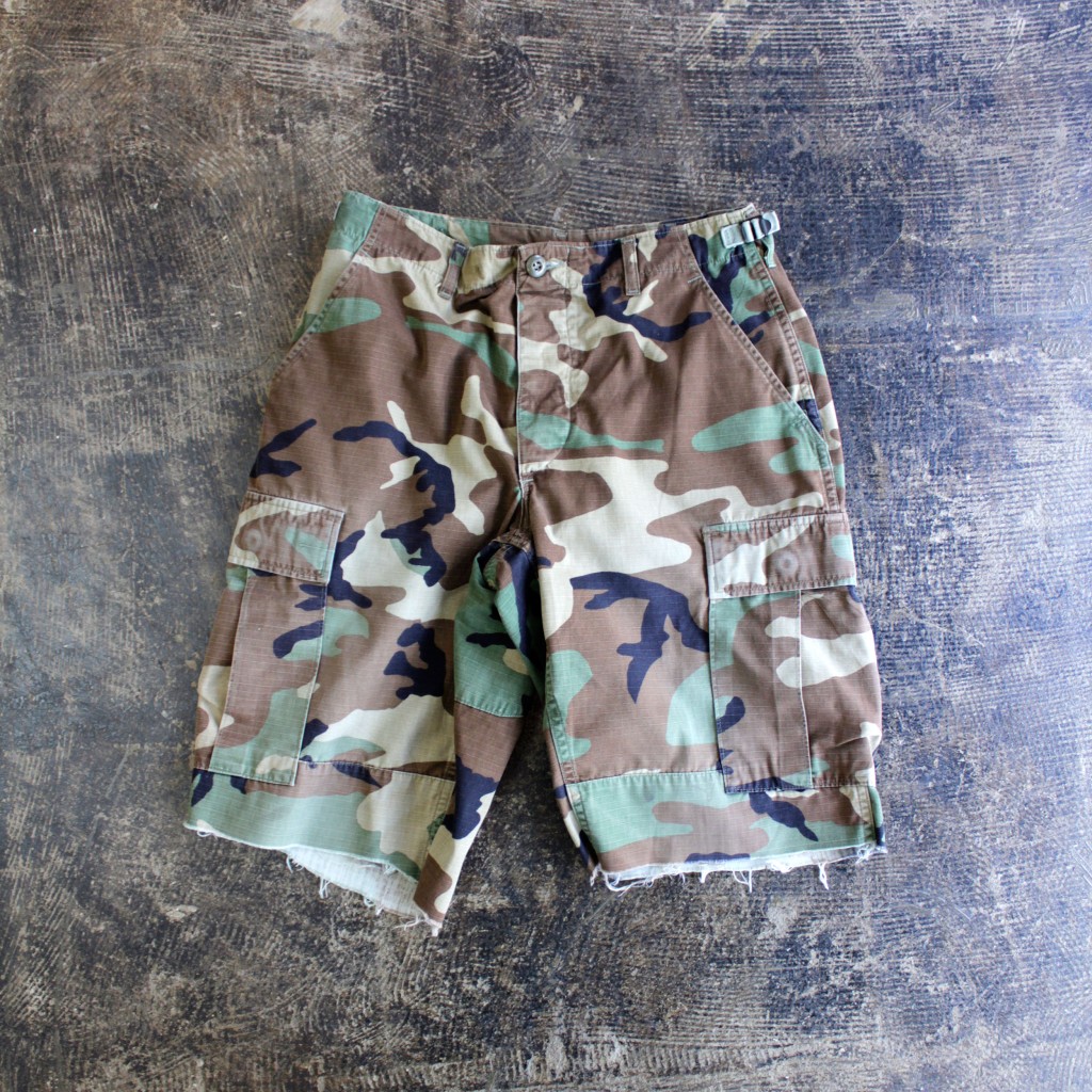 US ARMY Woodland Camo Shorts