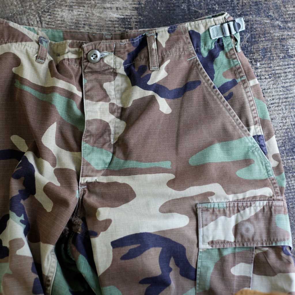 US ARMY Woodland Camo Shorts