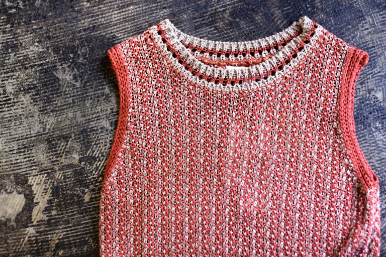 Sleeveless Woven Knit