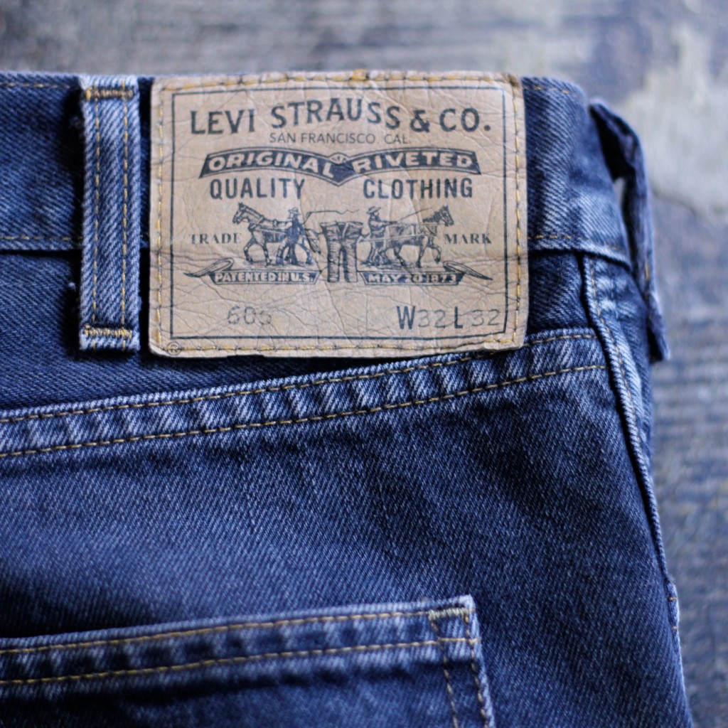 LEVI'S VINTAGE CLOTHING 606 Black Denim