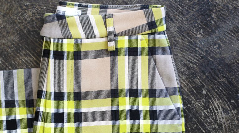 CLOSED Check Trousers