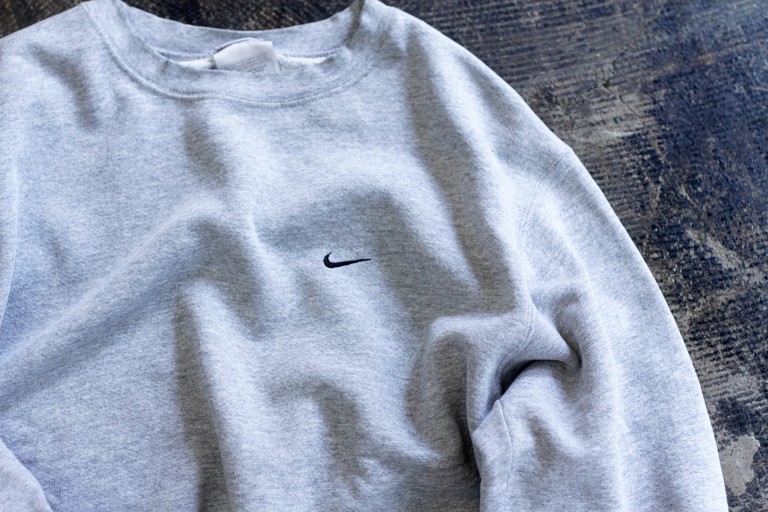 NIKE Embroidered Swoosh Logo Sweat