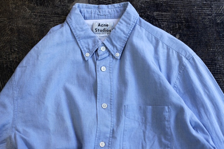 Acne Studios Classic Fit Chambray Shirt