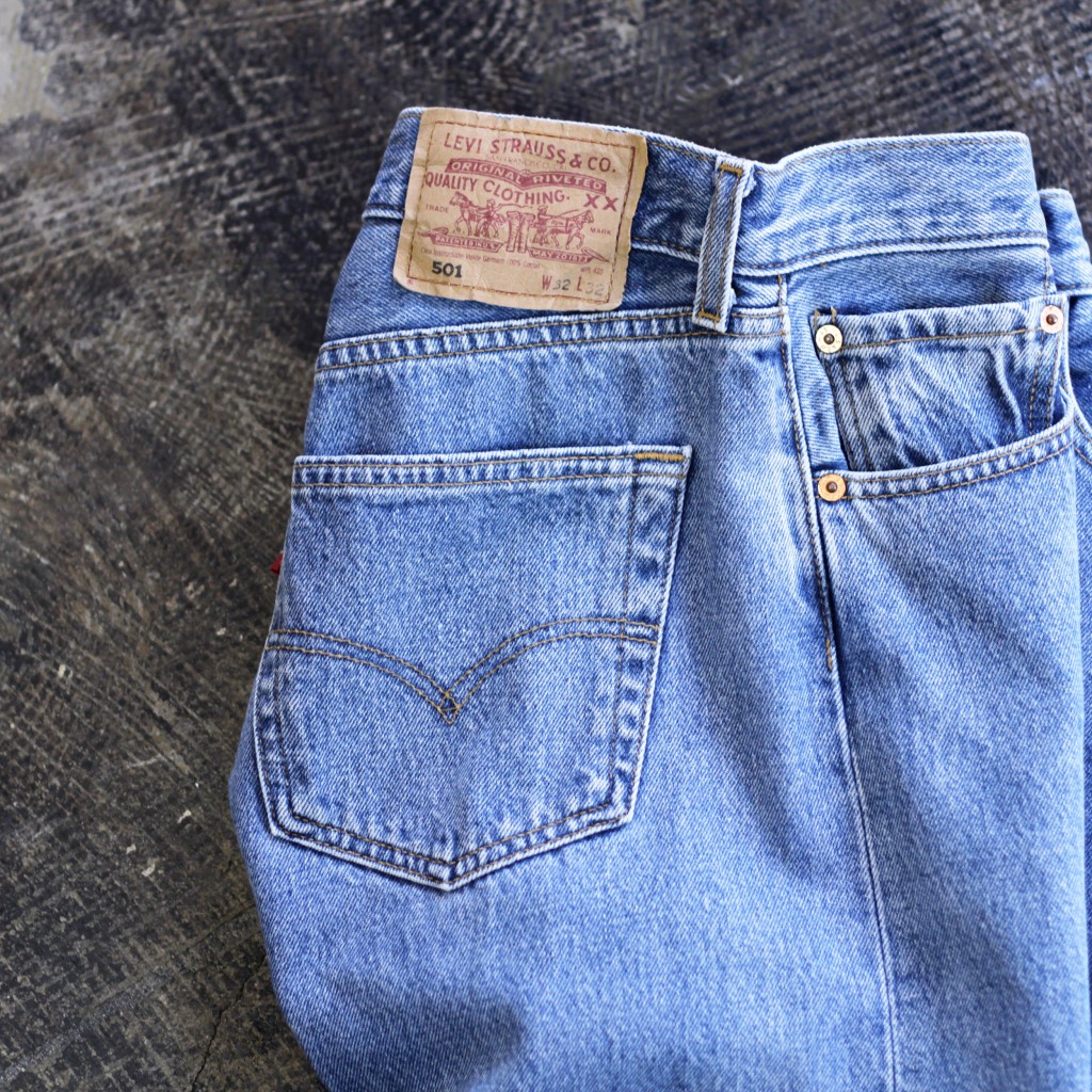 Euro Levi's 501 Blue Denim