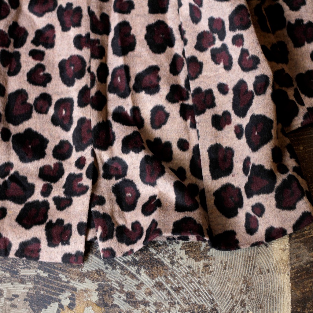 leopard faux fur Coat