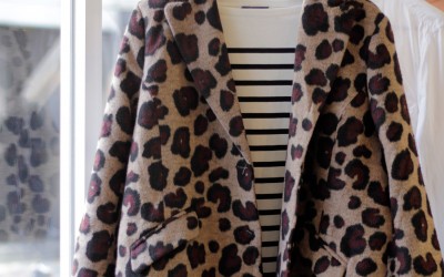 Leopard Fuzzy Long Coat