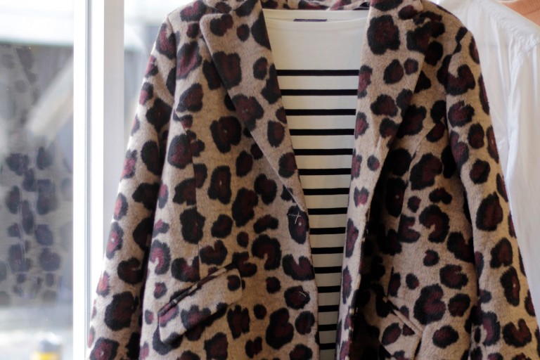 Leopard Fuzzy Long Coat