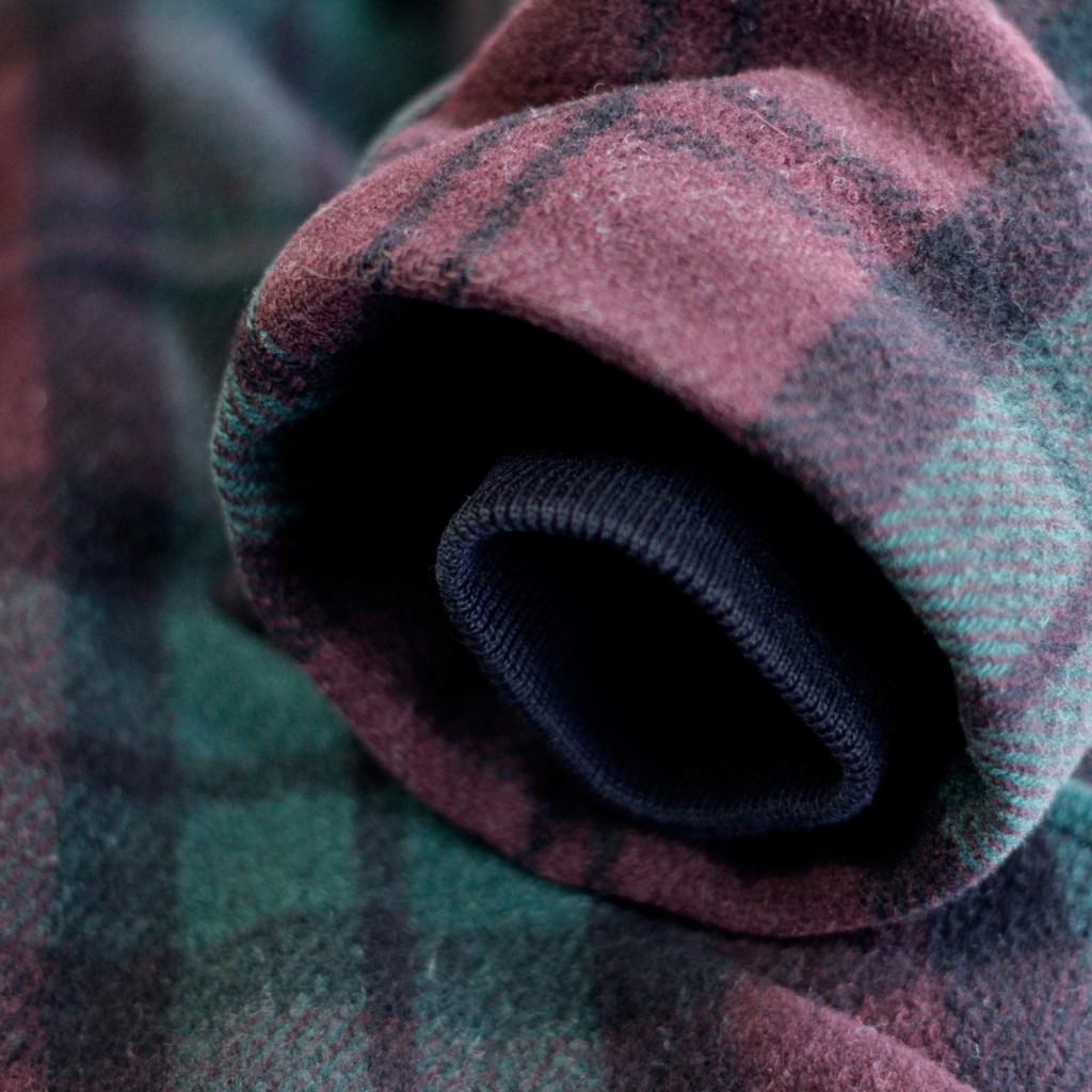 L.L. Bean 90's Plaid Check Duffle Coat