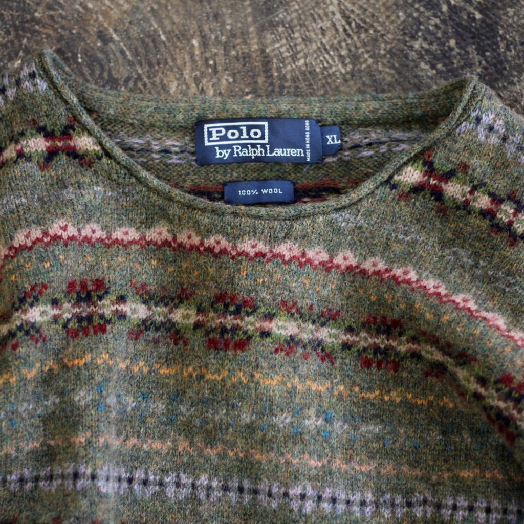 POLO by Ralph Lauren Fairisle Wool Sweater 