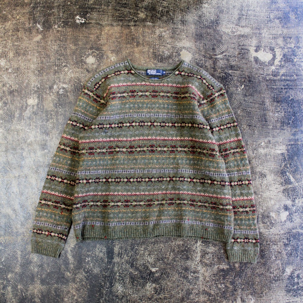 POLO by Ralph Lauren Fairisle Wool Sweater 