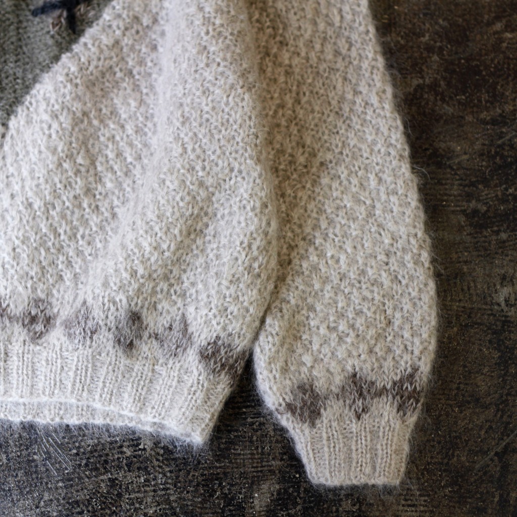 Vintage V-neck Mohair Knit