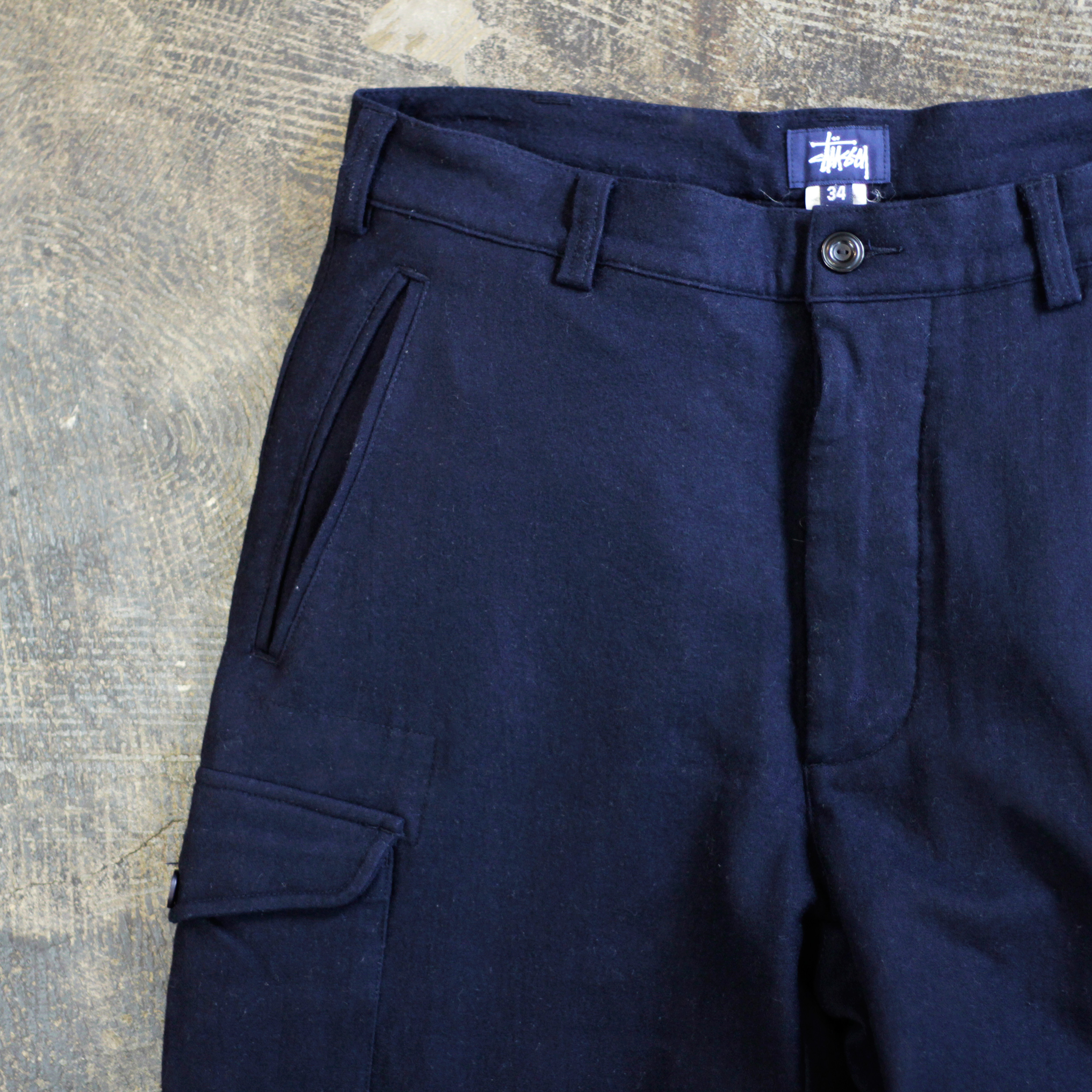 Stussy wool cargo deals pants