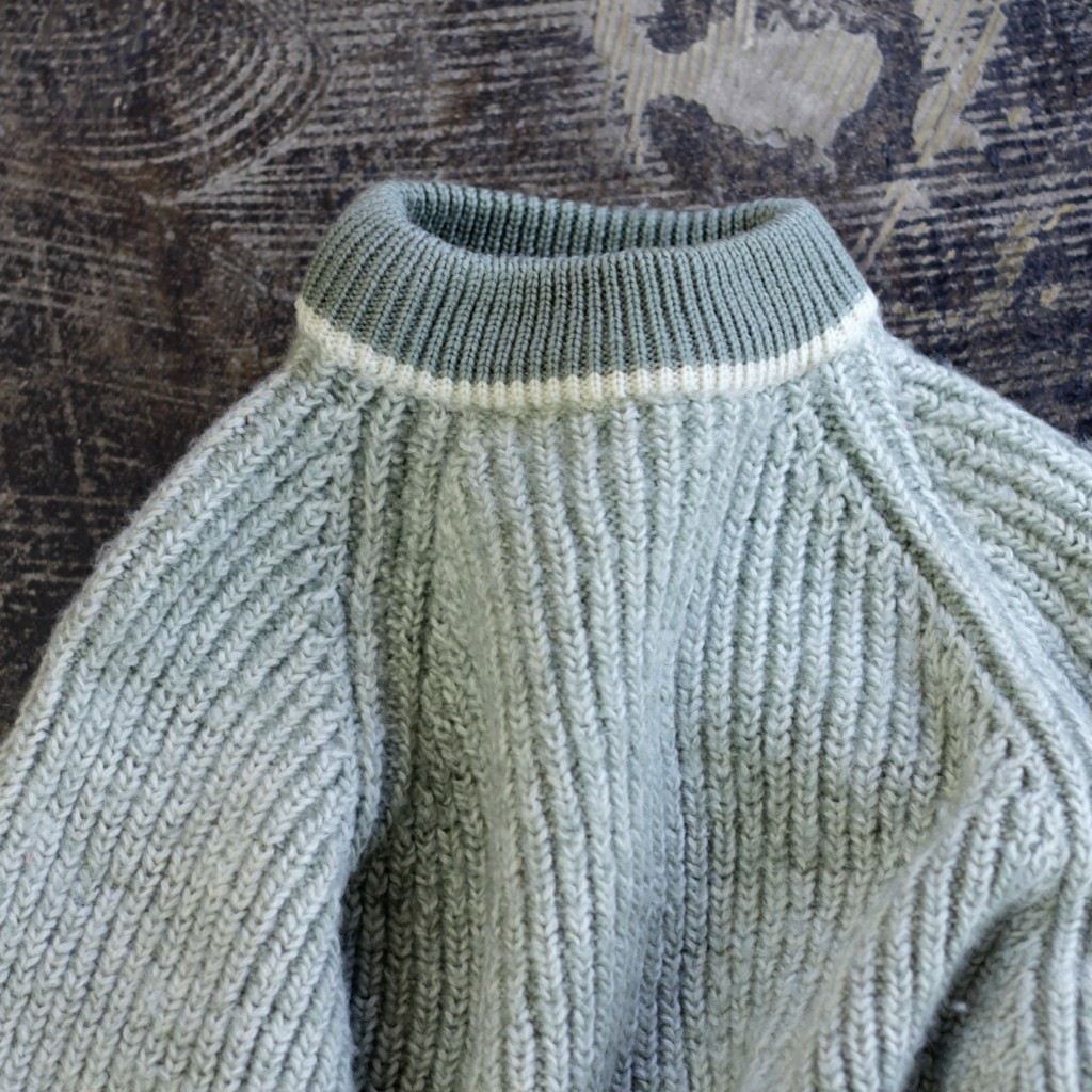 Vintage Mock Neck Sweater Made in Scotland