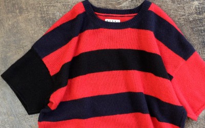 MARNI at H&M S/S Multicolor Border Cashmere Top