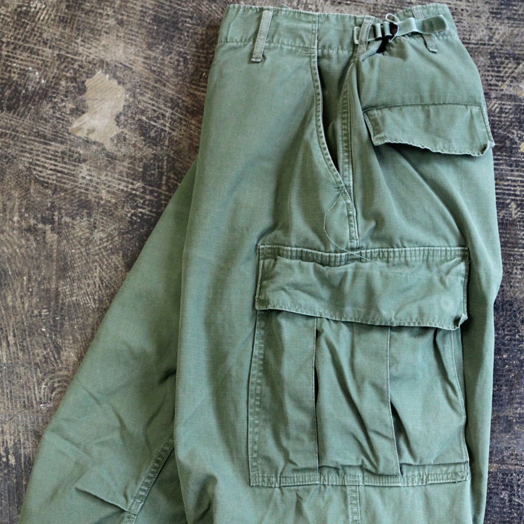 U.S. ARMY Vintage 60's Rip Stop Jungle Fatigue Pants