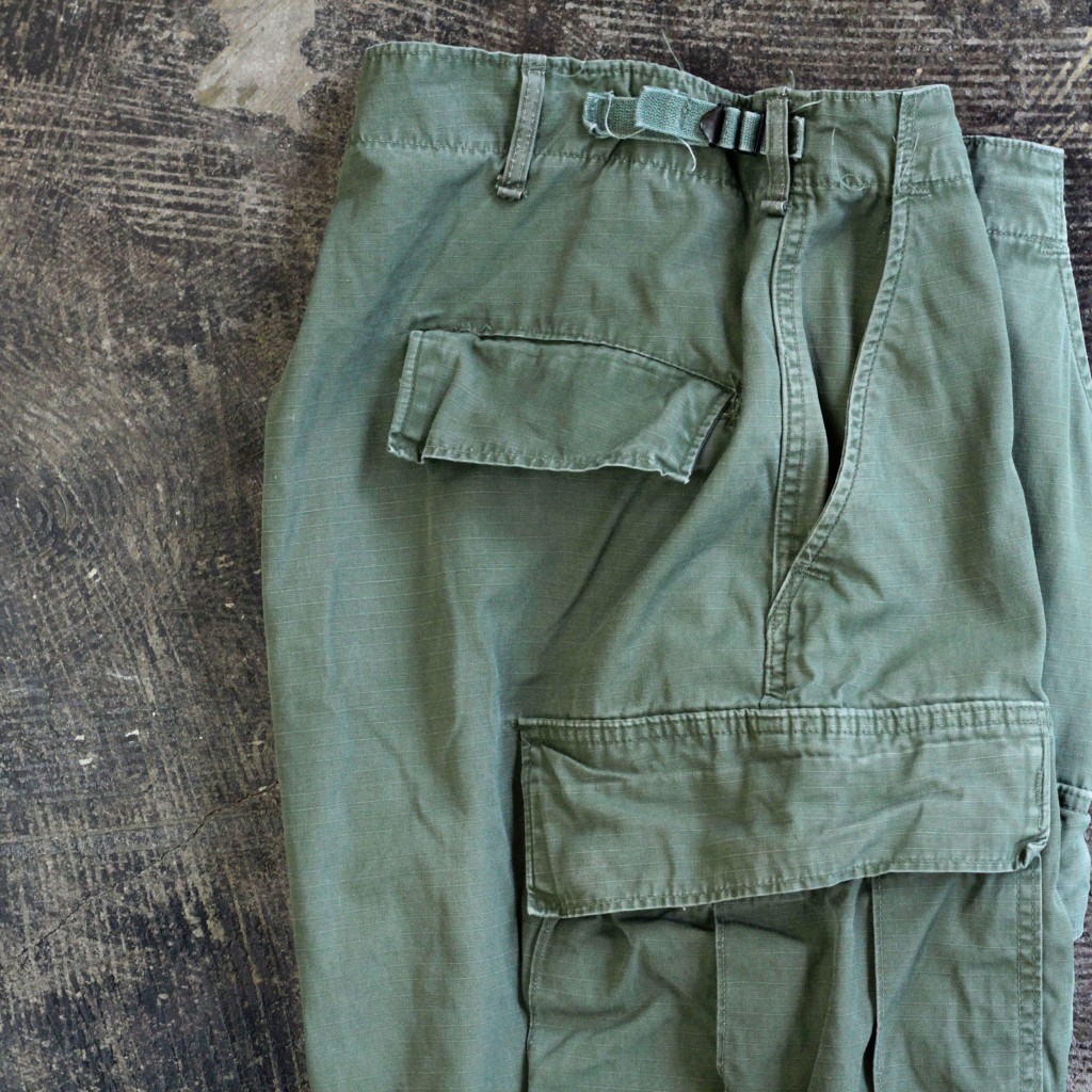 U.S. ARMY Vintage 60's Rip Stop Jungle Fatigue Pants