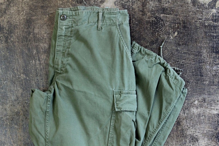 U.S. ARMY Vintage 60’s Rip Stop Jungle Fatigue Trousers