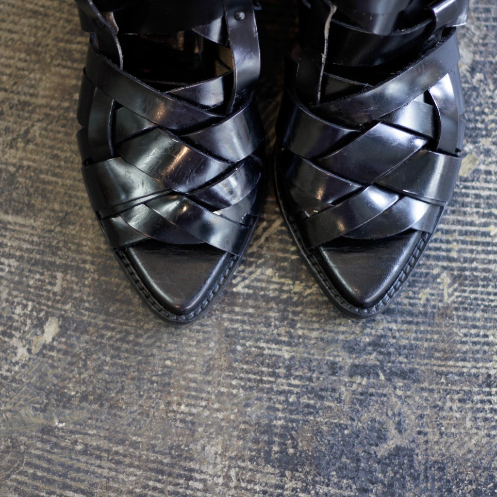 Acne Studios Belted Leather Sandal