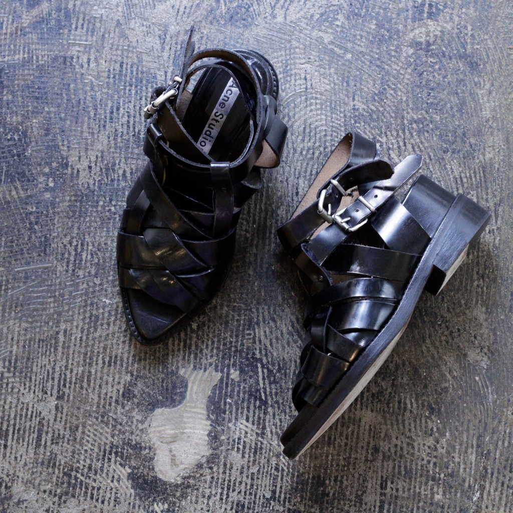 Acne Studios Belted Leather Sandal