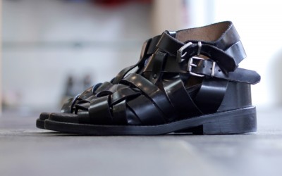 Acne Studios Belted Leather Sandal