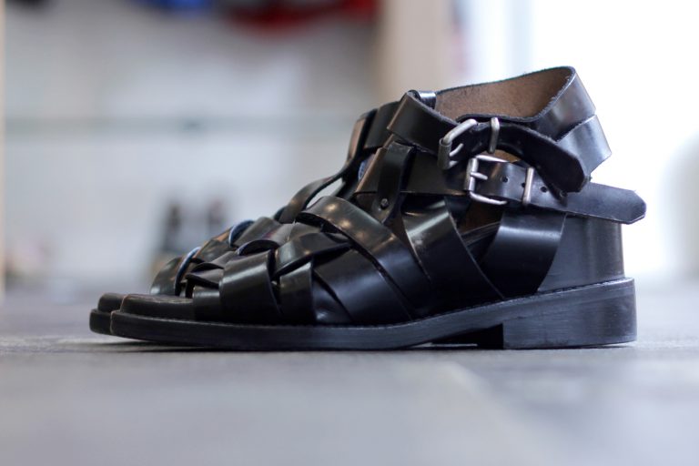 Acne Studios Belted Leather Sandal