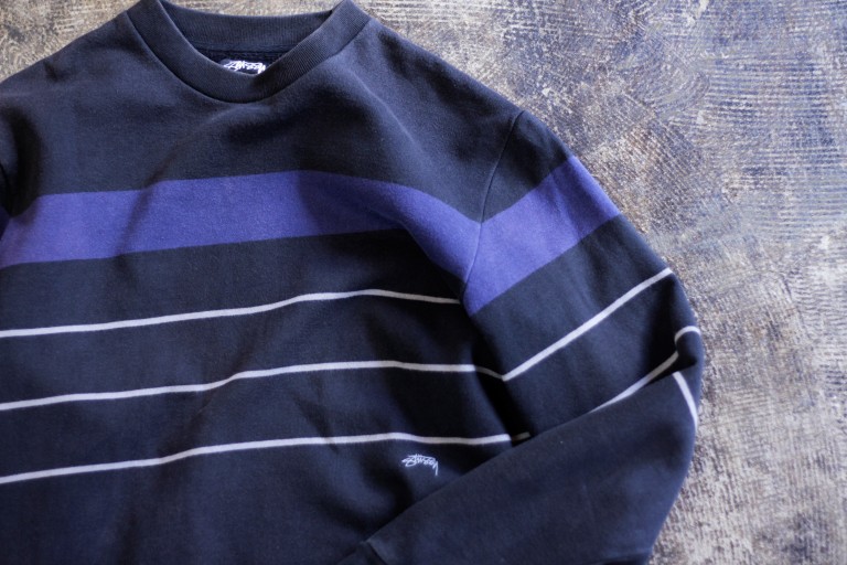 OLD STUSSY Border Crew Sweat