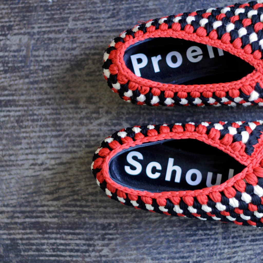 PROENZA SCHOULER Crossover Crochet Flats