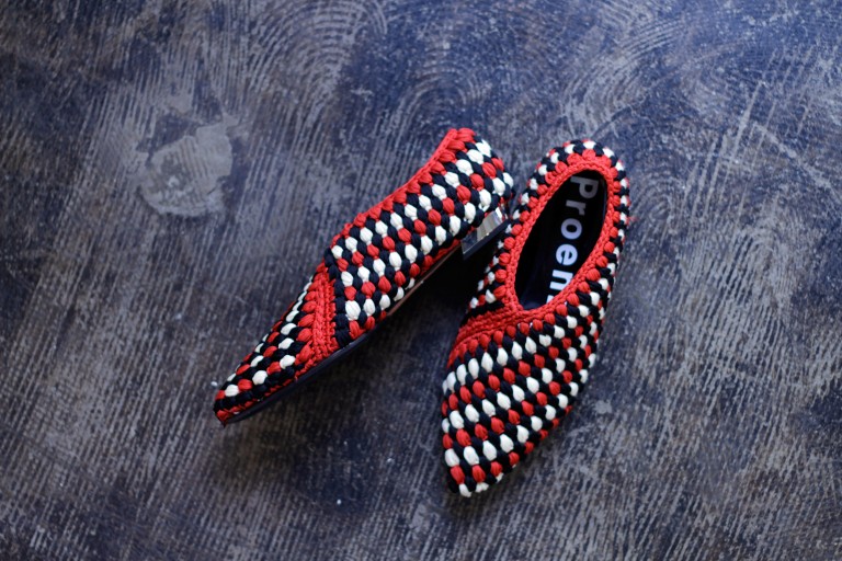 Proenza Schouler Crossover Crochet Flats