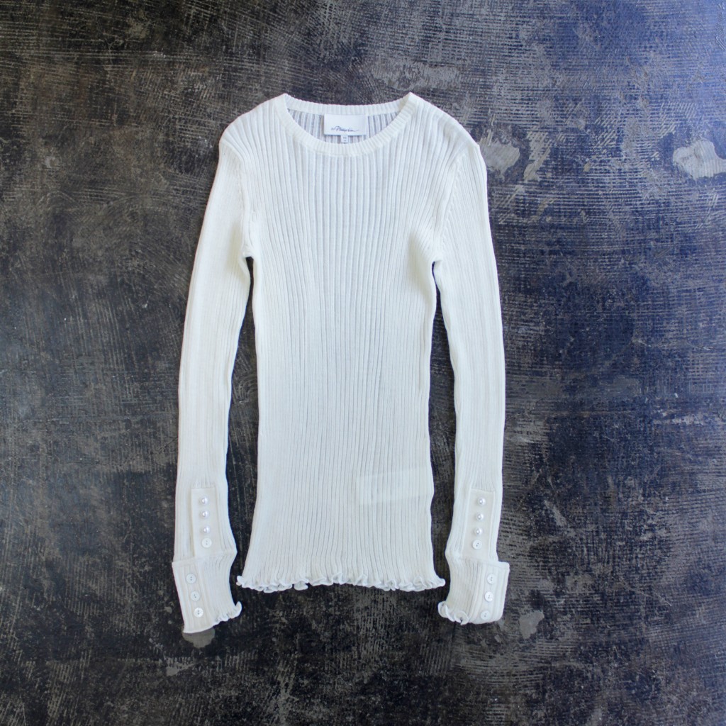 3.1 phillip lim Pearl Button Rib Top