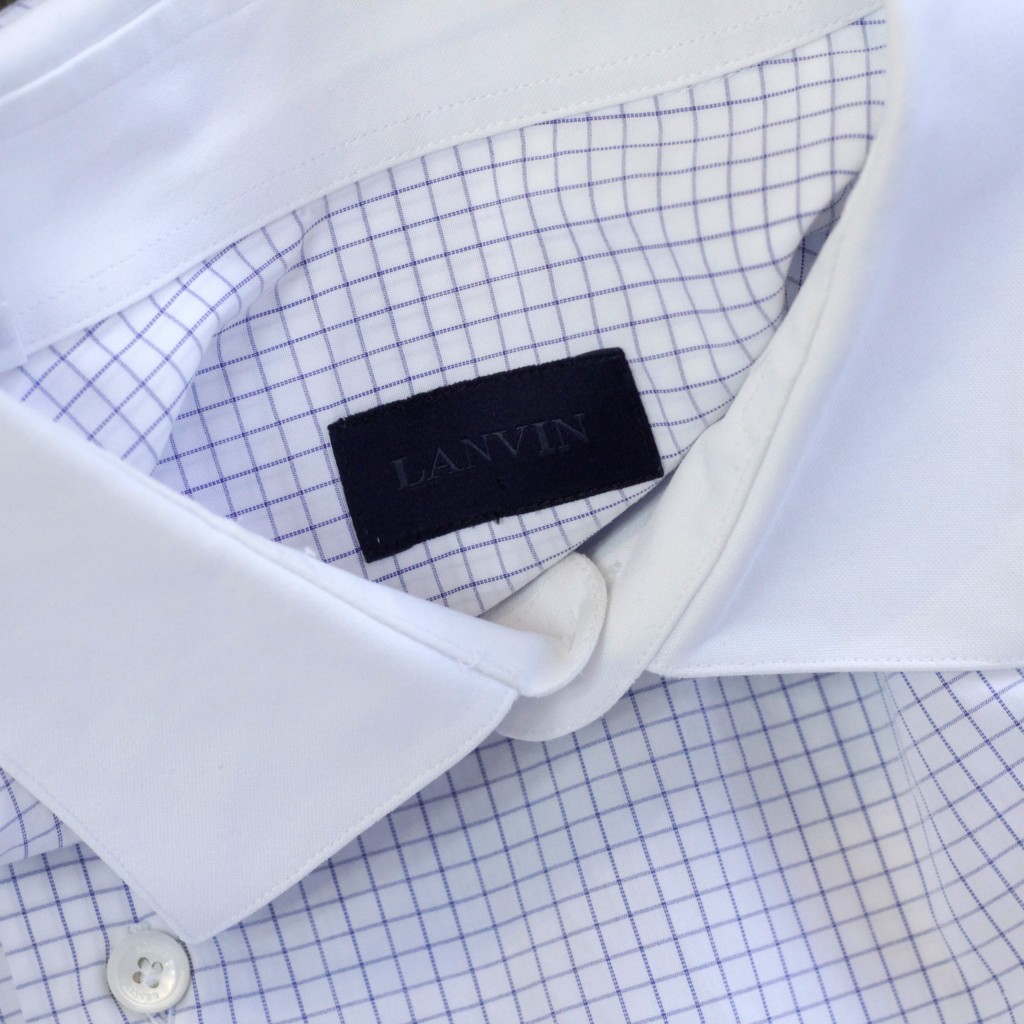 LANVIN Graph Check Shirt