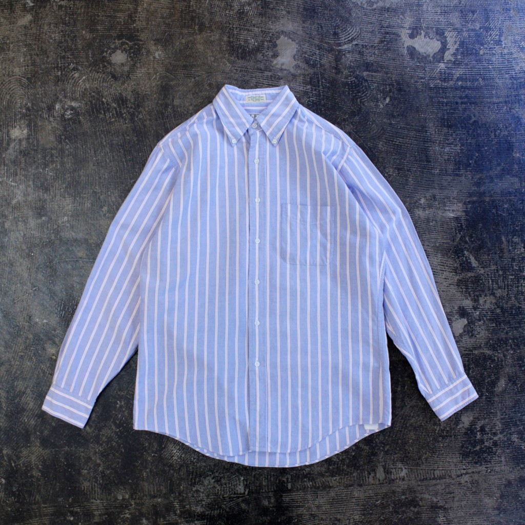 L.L.Bean 80's Stripe Shirts "Made in U.S.A"