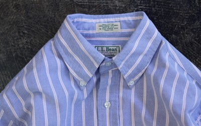 L.L.Bean 80’s~ OX B.D Stripe Shirts “Made in U.S.A”