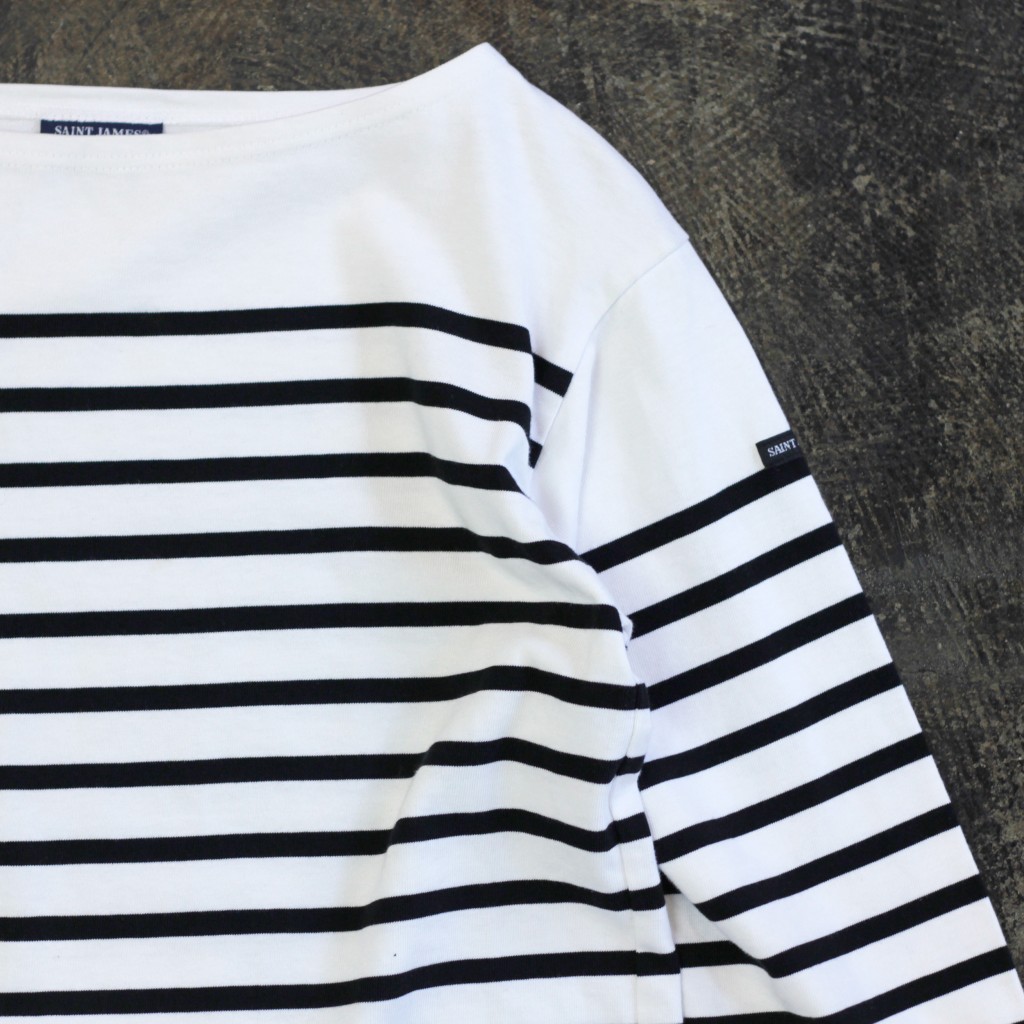 SAINT JAMES L/S Border T-Shirts