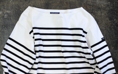 SAINT JAMES L/S Border T-Shirts