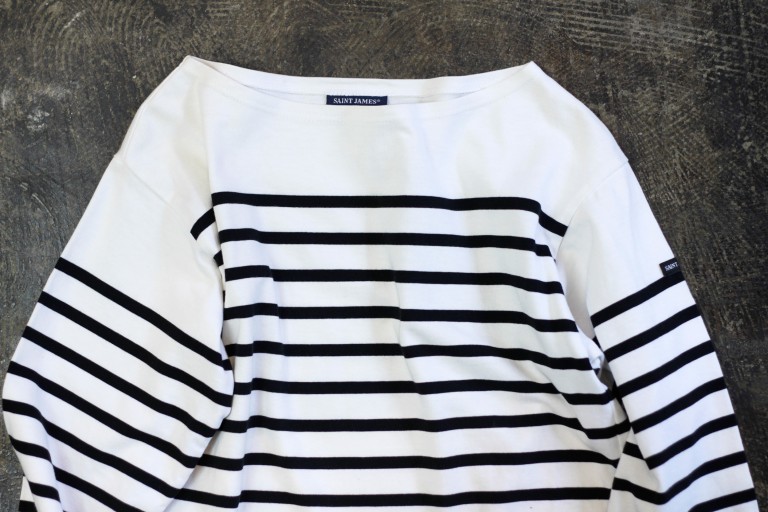 SAINT JAMES L/S Border T-Shirts