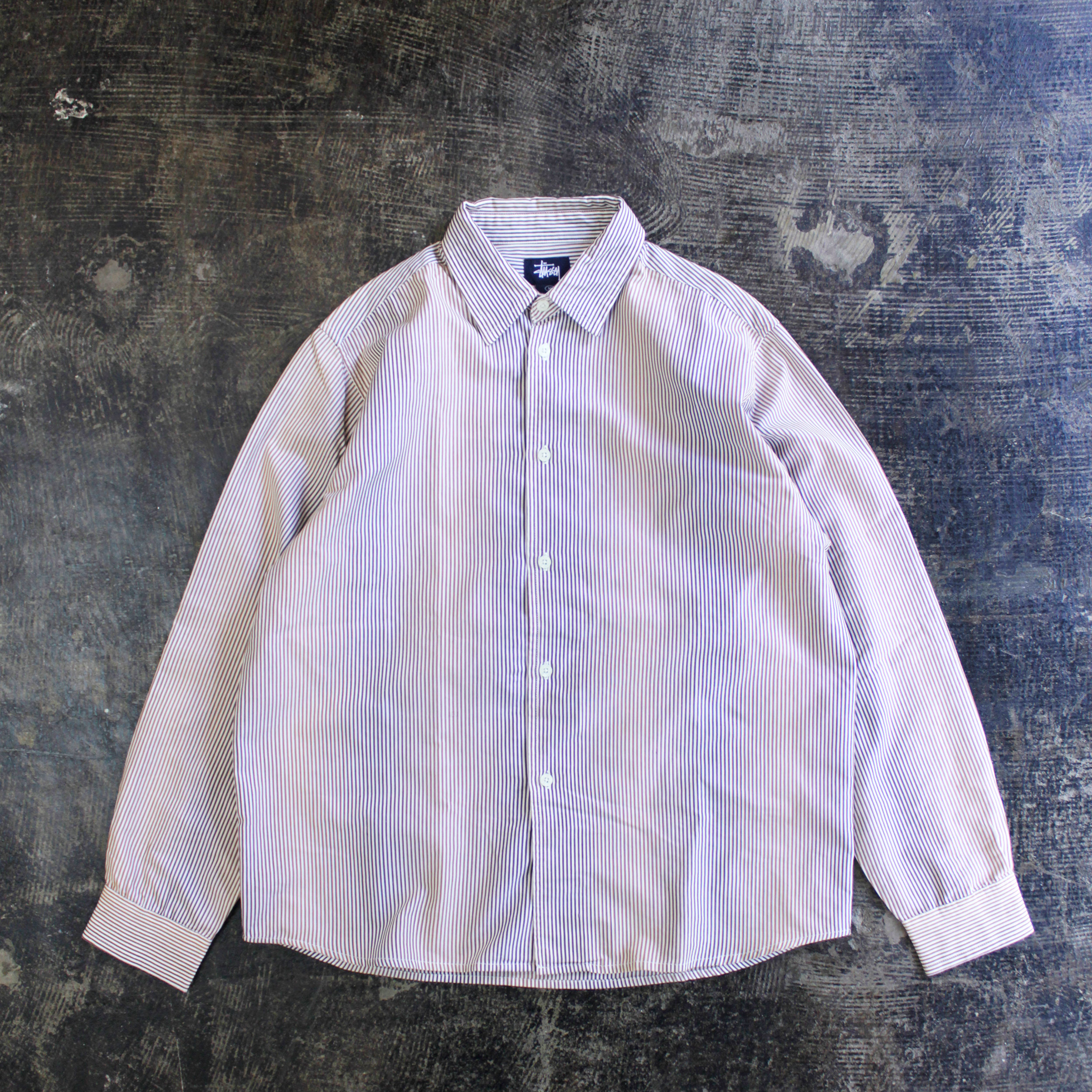 OLD STUSSY / 90's Gradation Stripe Shirt | NICE des Clothing - blog -