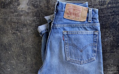 Levi’s 501 Vintage Blue Denim ‘Made in U.S.A’