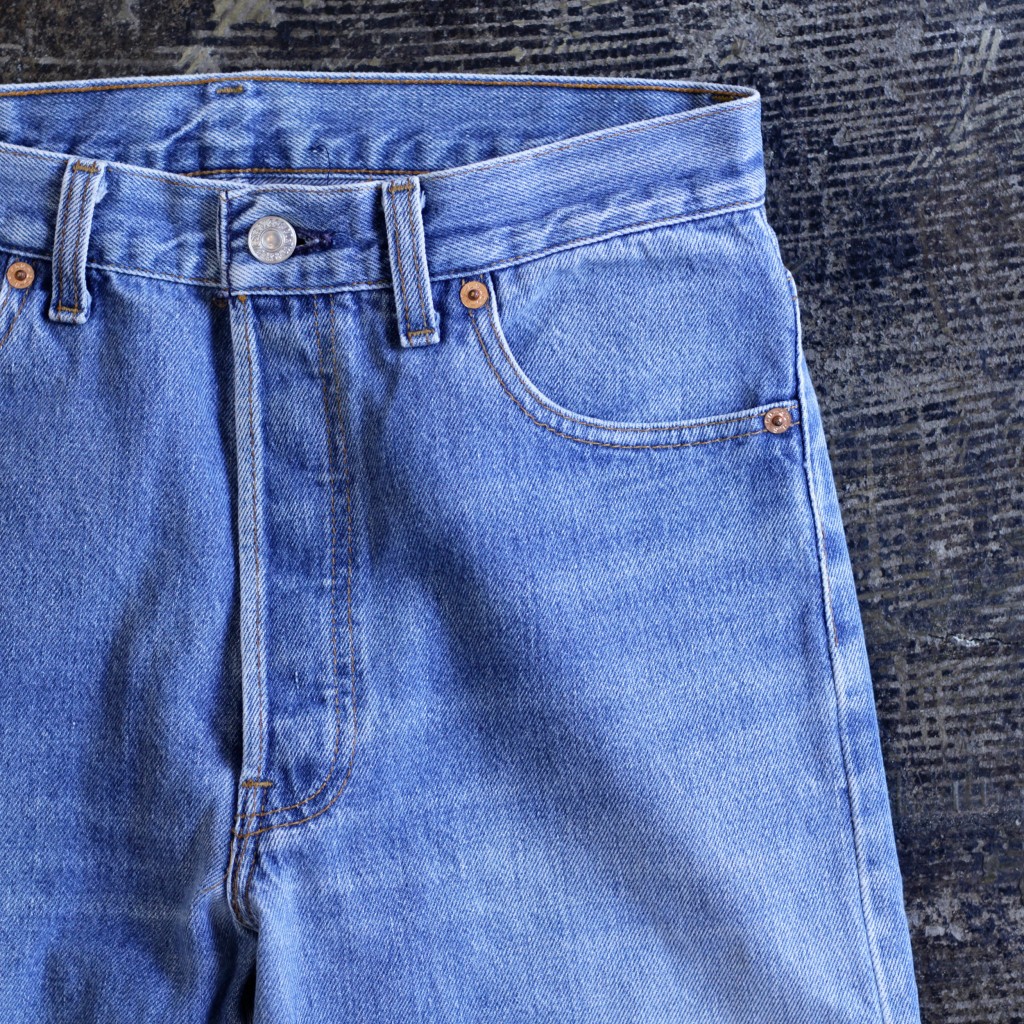 Levi’s 501 Vintage Blue Denim ‘Made in U.S.A’