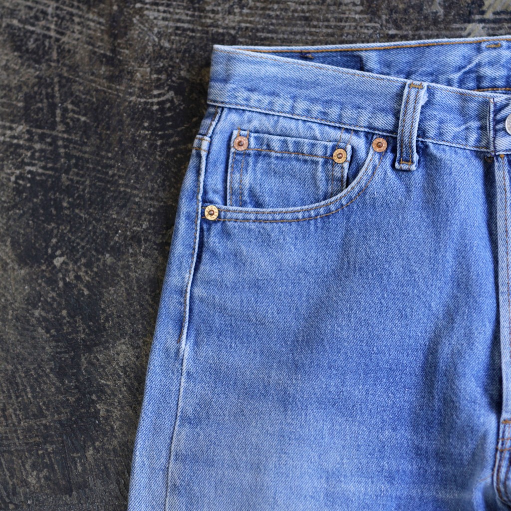 Levi’s 501 Vintage Blue Denim ‘Made in U.S.A’