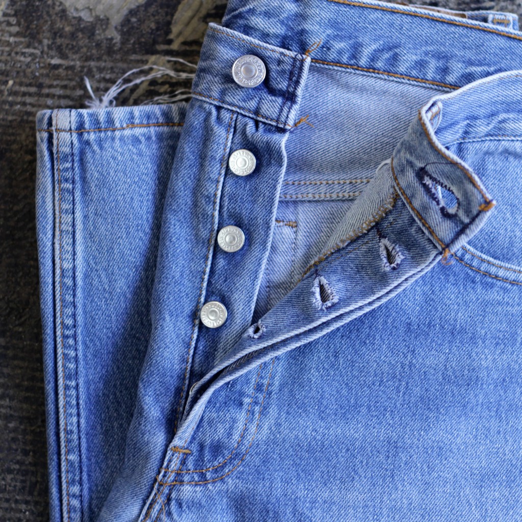 Levi’s 501 Vintage Blue Denim ‘Made in U.S.A’