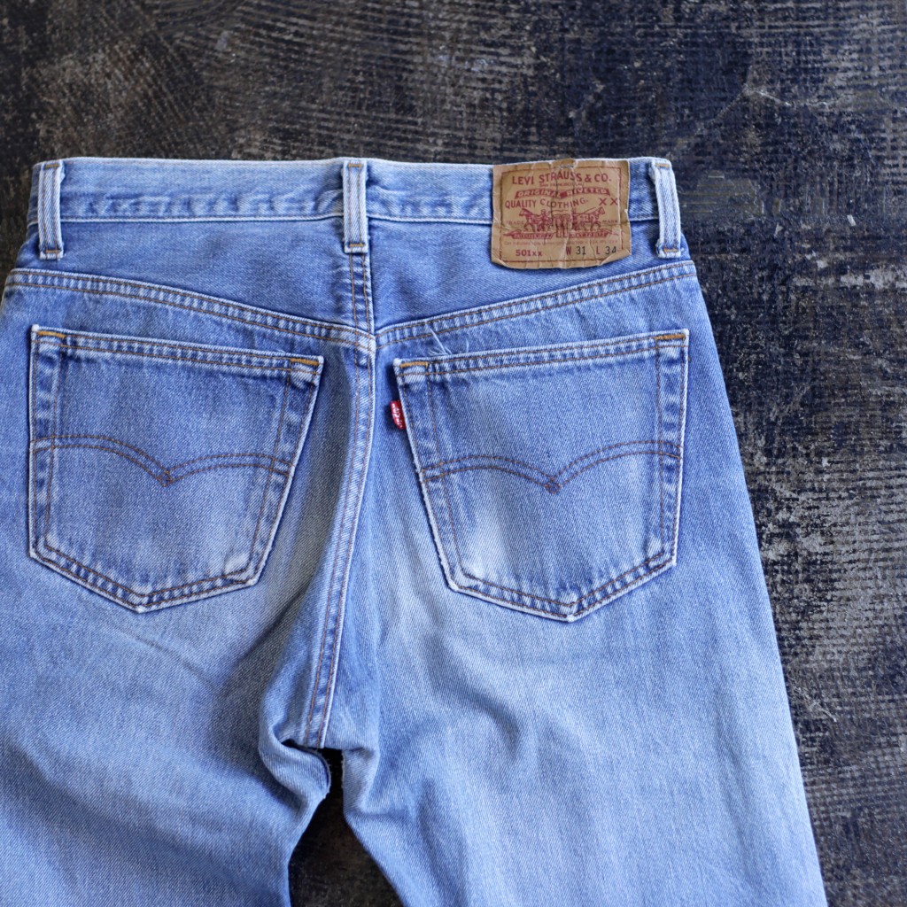 Levi’s 501 Vintage Blue Denim ‘Made in U.S.A’