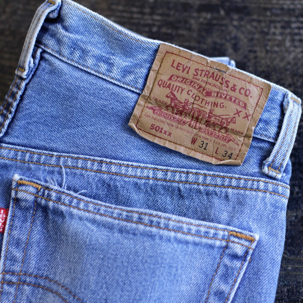 Levi’s 501 Vintage Blue Denim ‘Made in U.S.A’