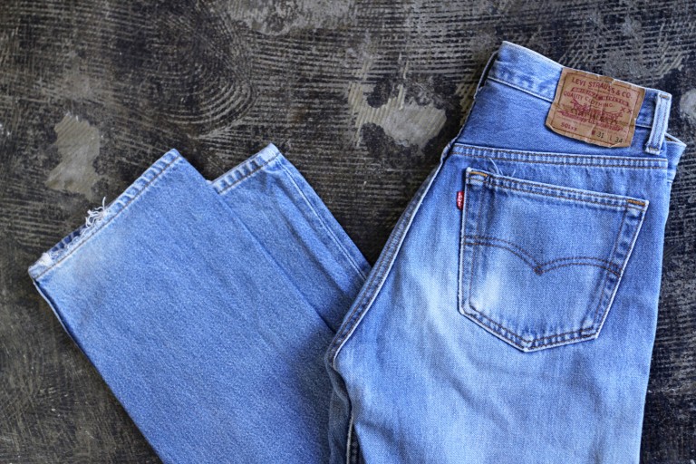 Levi’s 501 Vintage Blue Denim “Made in U.S.A”