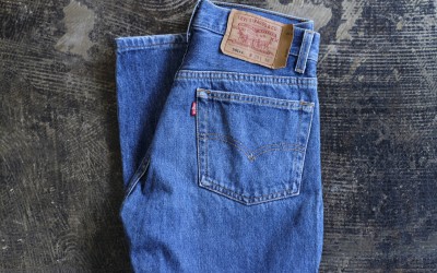 Levi’s 501 Vintage Blue Denim ‘Made in U.S.A’