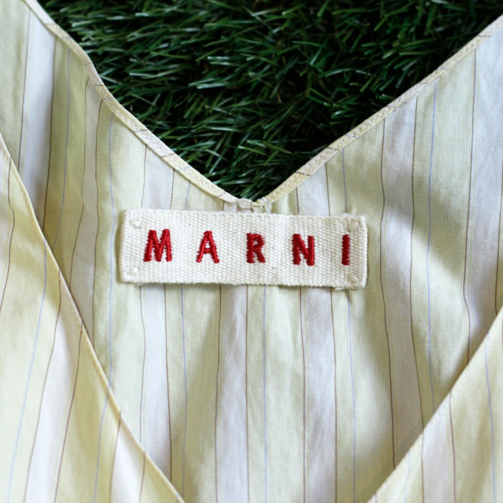 MARNI Stripe Sleeveless Top